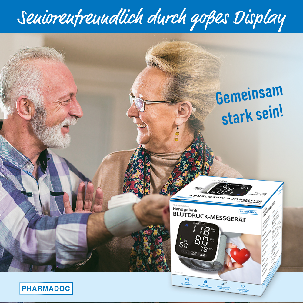 Pharmadoc Handgelenk Blutdruckmessgerät