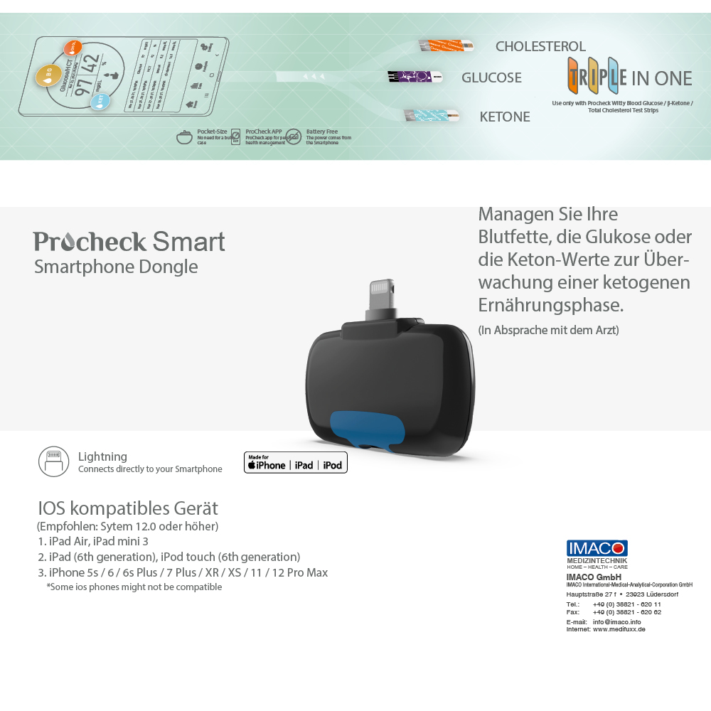 Procheck Smart (iPhone/iPad/iPod) Starterset