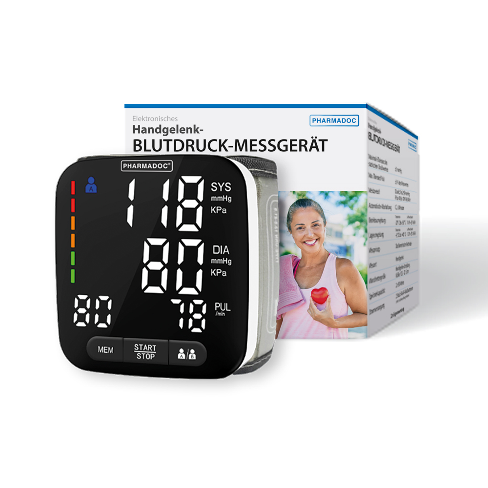 Pharmadoc Handgelenk Blutdruckmessgerät