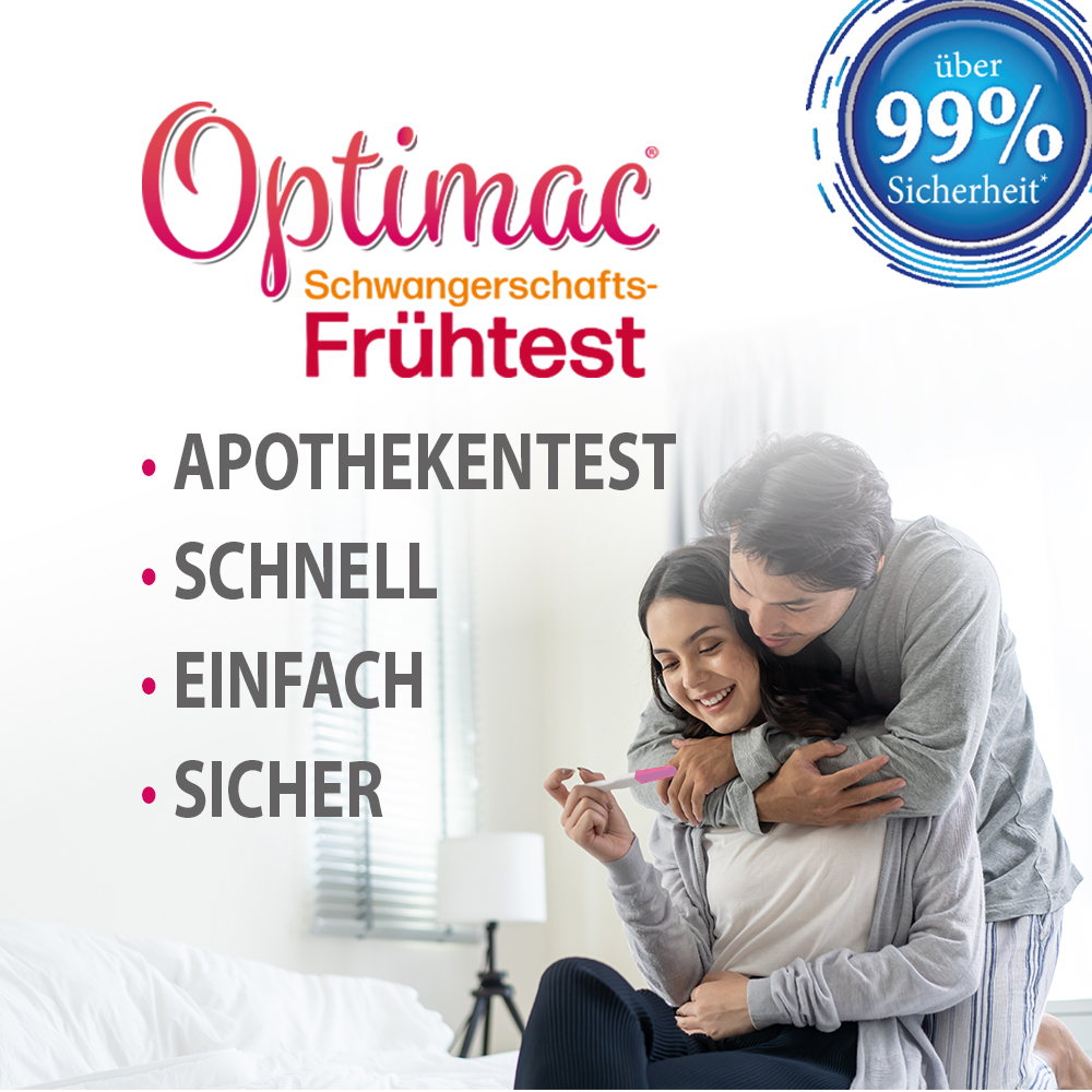 Optimac Schwangerschafts-Frühtest, 1 Stück