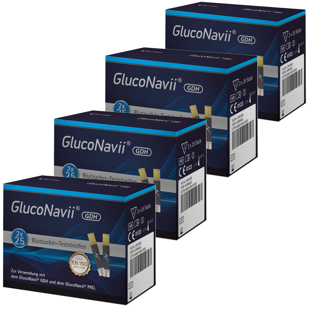 GlucoNavii® PRO Blutzucker-Teststreifen – 200 Stück