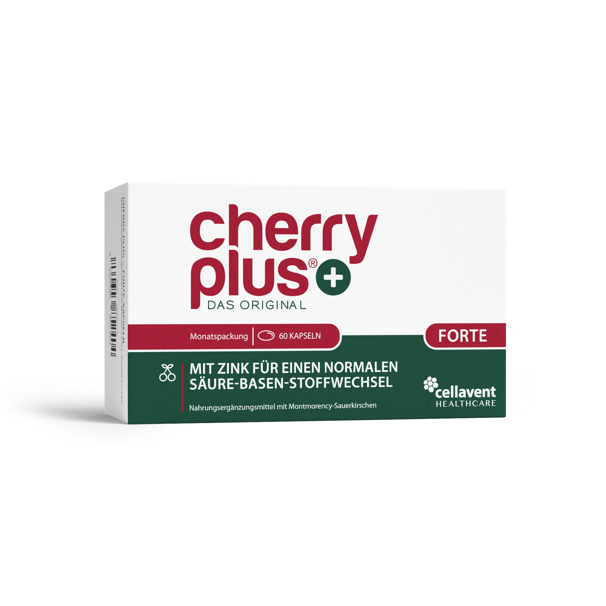 Cherry PLUS Forte Sauerkirschextrakt & Zink Kapseln 60 Stück