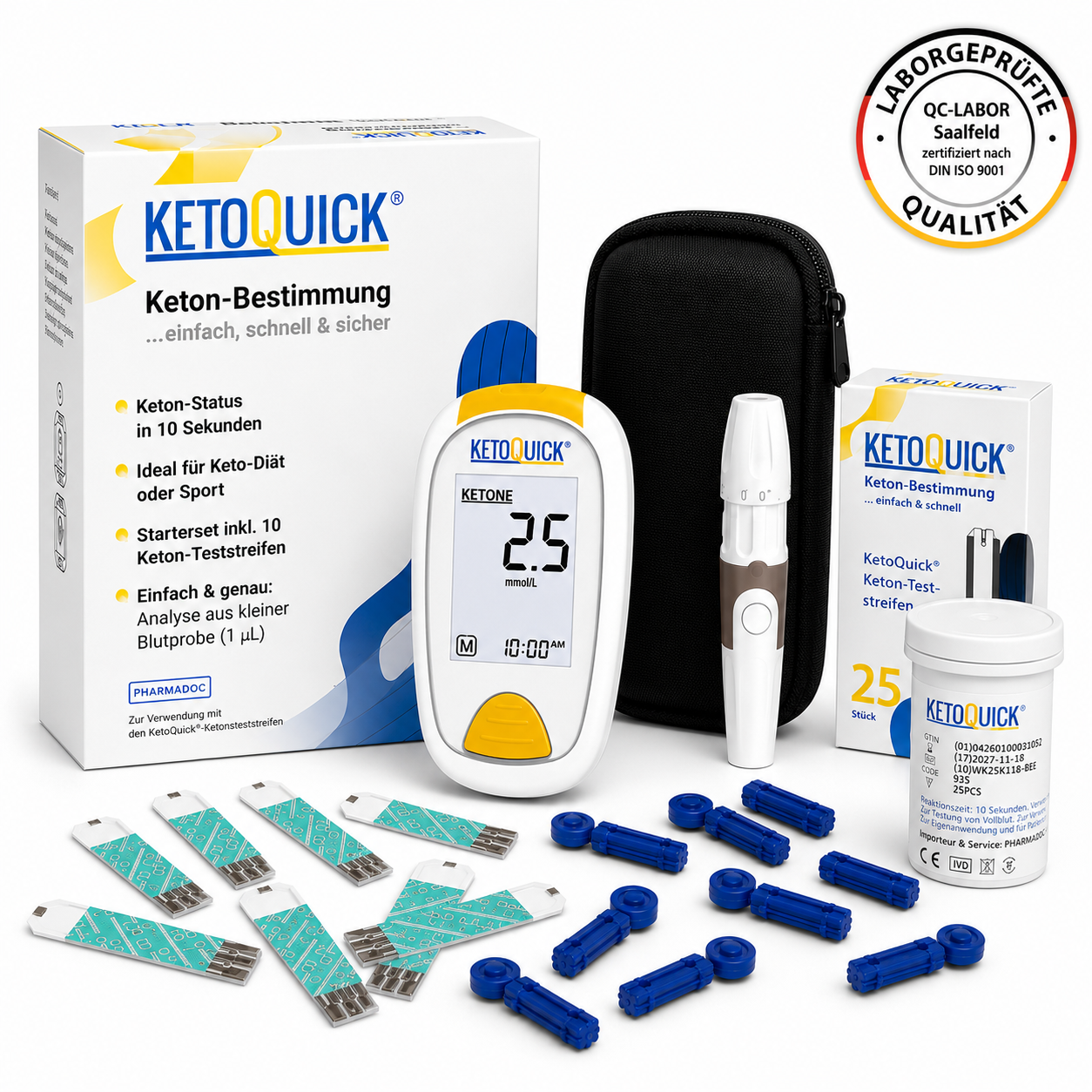 KetoQuick Kombiset mit 35 Teststreifen