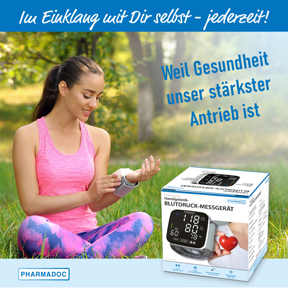 Pharmadoc Handgelenk Blutdruckmessgerät