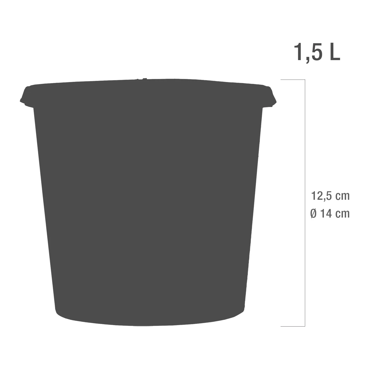 Teqler Eco Line Kanülensammler 1,5 Liter