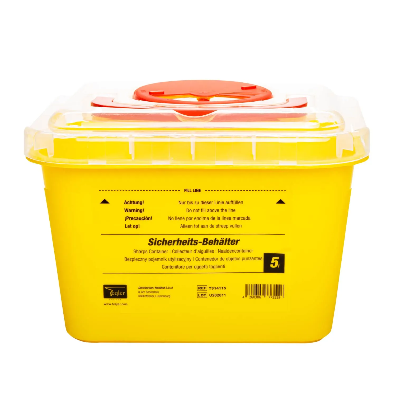 Teqler Kanülensammler 5 Liter