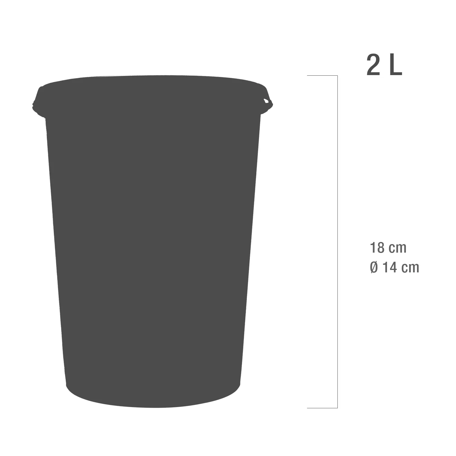Teqler Eco Line Kanülensammler 2 Liter