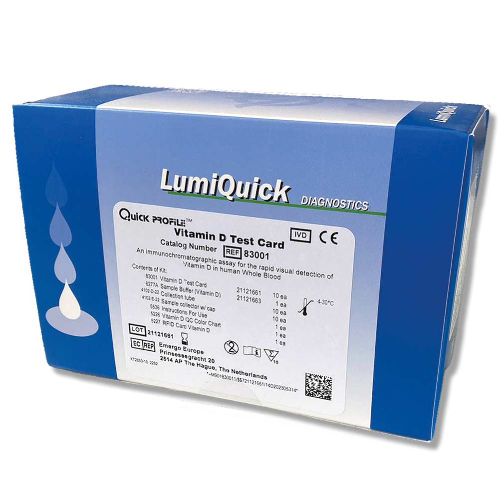 Carestix qube Vitamin D Teste, 10 Stück