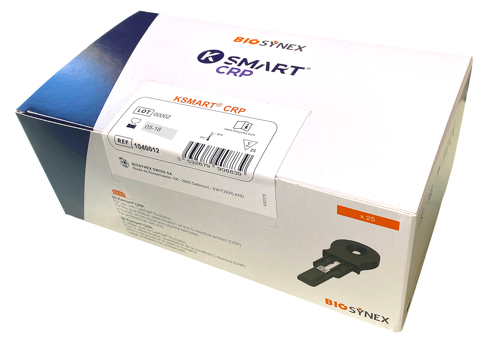 LabPad Evolution Ksmart CRP Teste, 25 Stück