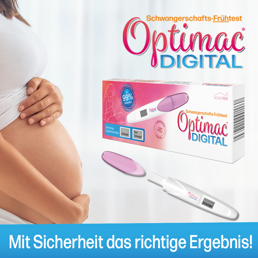 Digital Optimac Schwangerschafts-Frühtest
