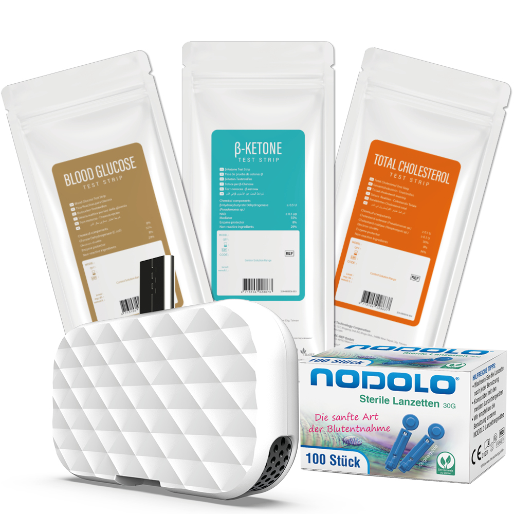 Procheck Witty mit 1 x Chol, 1x Keto, 1x Gluco, 1 x Nodolo
