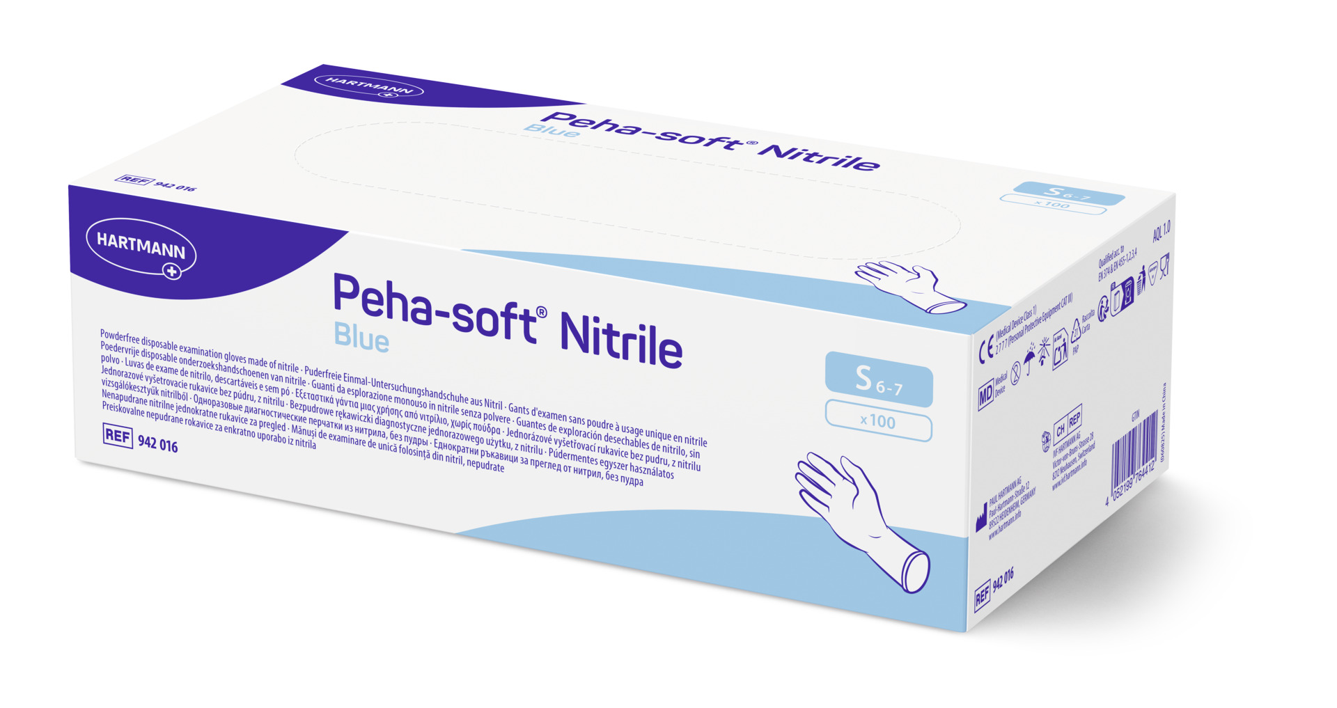 Peha-soft® nitrile blue S (100 Stück)